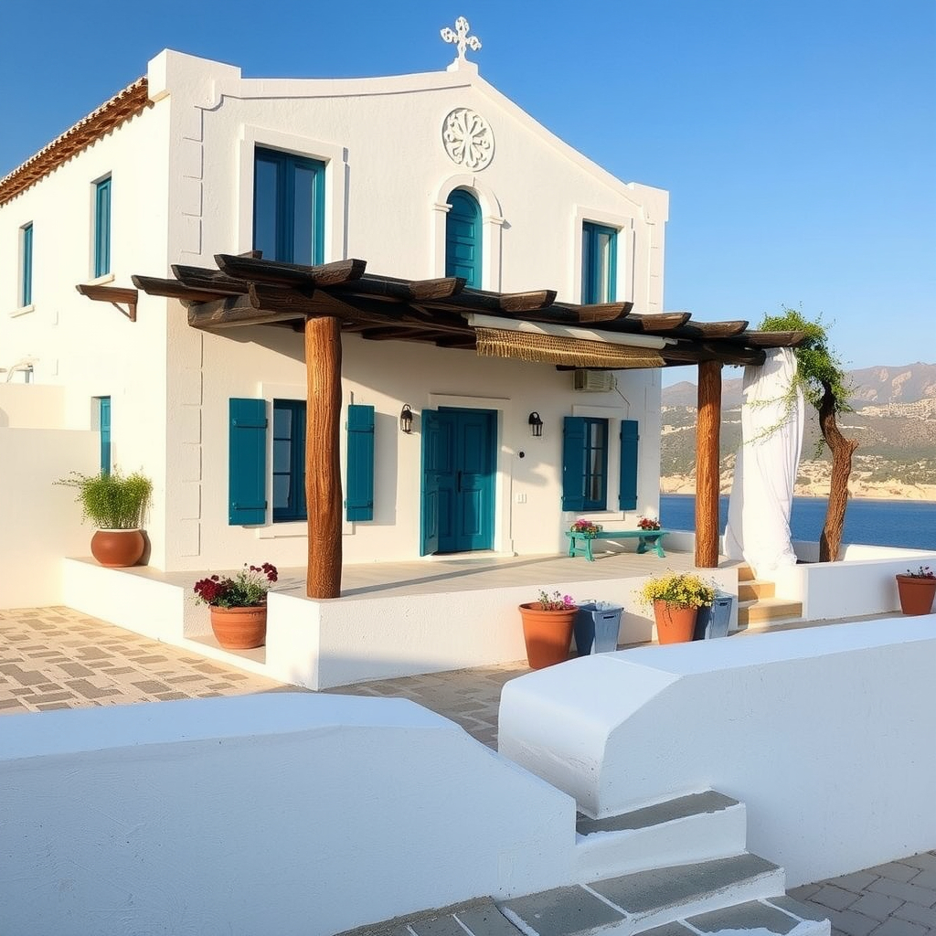Casa sulla spiaggia in Grecia